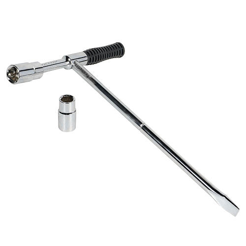 Ключ баллонный крест складной с изменяющимся рычагом 17*19, 21*23 мм PRO