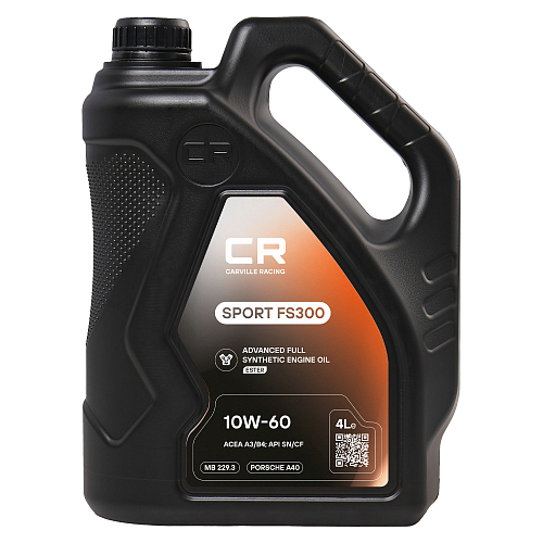 Масло моторное CARVILLE RACING SPORT FS300 10W-60 4L