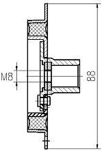 Пластина срывная для компрессора кондиционера LCAC 18K1