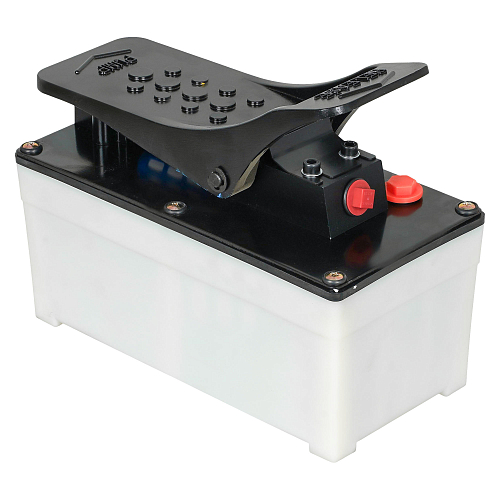 Насос пневмогидравлический 1.7л, ножной привод, шланг 1.5м