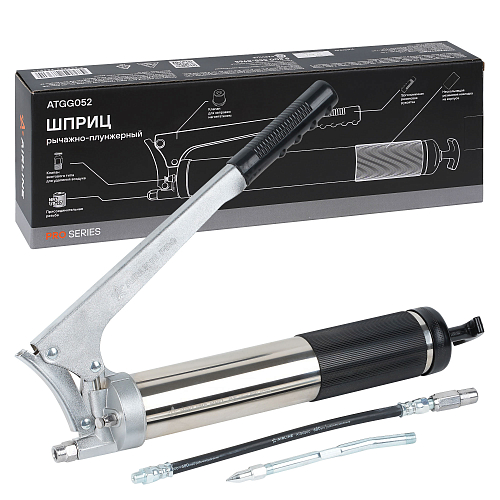 Шприц рычажно-плунжерный 800см3 PRO, клапан уд. воздуха