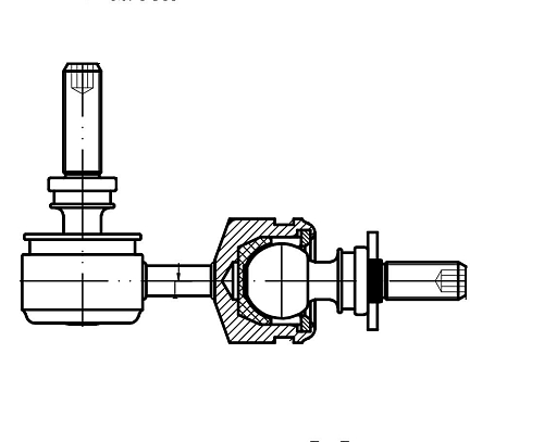 Стойка стабилизатора заднего для автомобиля Focus II (05-)/Mazda 3 (03-)