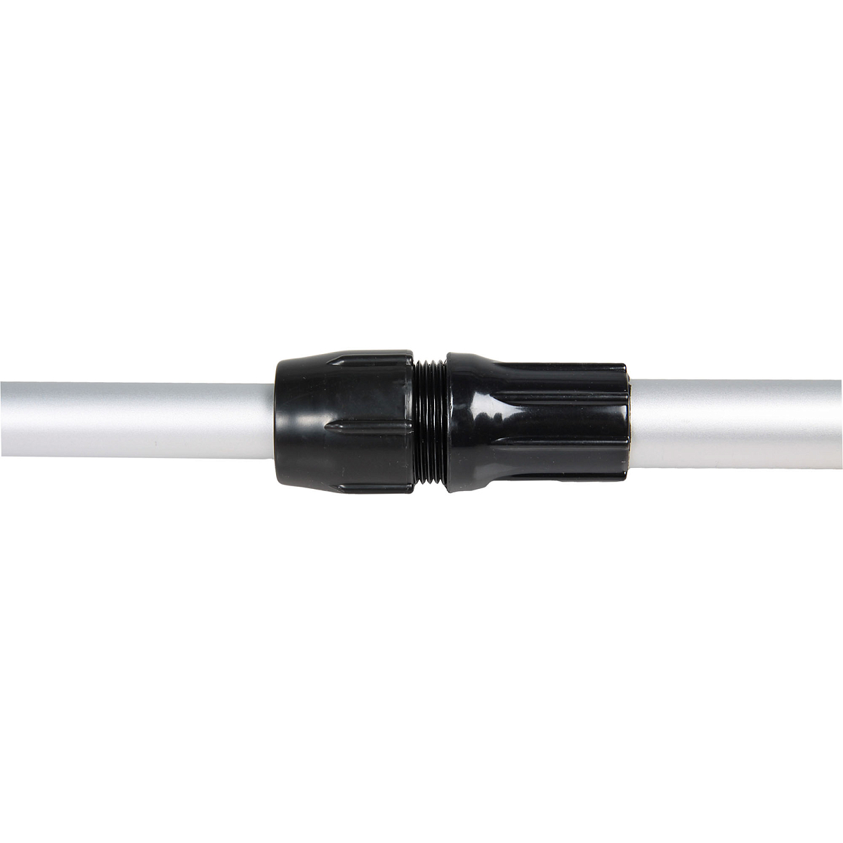 Швабра с насадкой для шланга, щеткой 25см и телескопической ручкой 120-200см