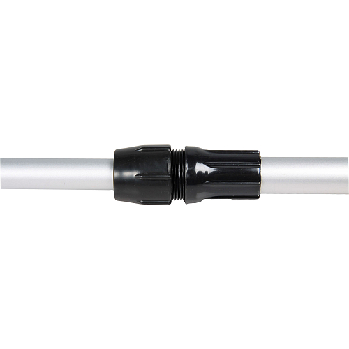 Швабра с насадкой для шланга, щеткой 25см и телескопической ручкой 120-200см