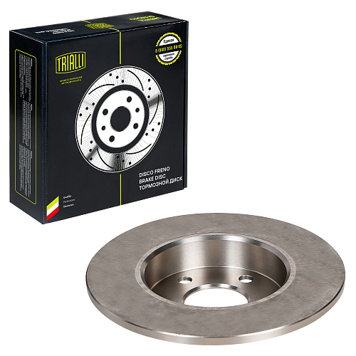 Диски тормозные для автомобилей Opel Astra H (04-) задний d=264, 5 отв.