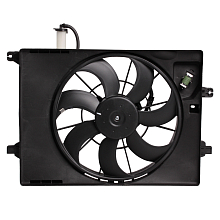 Электровентилятор охлаждения для автомобилей Hyundai Creta (16-) 1.6i/2.0i (с кожухом и резист.)