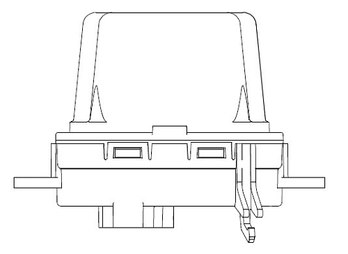 Резистор электровентилятора отопителя для автомобилей VW Touareg (02-)/Audi Q7 (06-) (auto A/C)