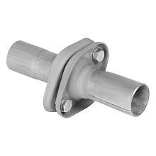 Соединение труб глушителя (комплект фланцев в сборе) JF-45 L=210мм (алюминизированная сталь)