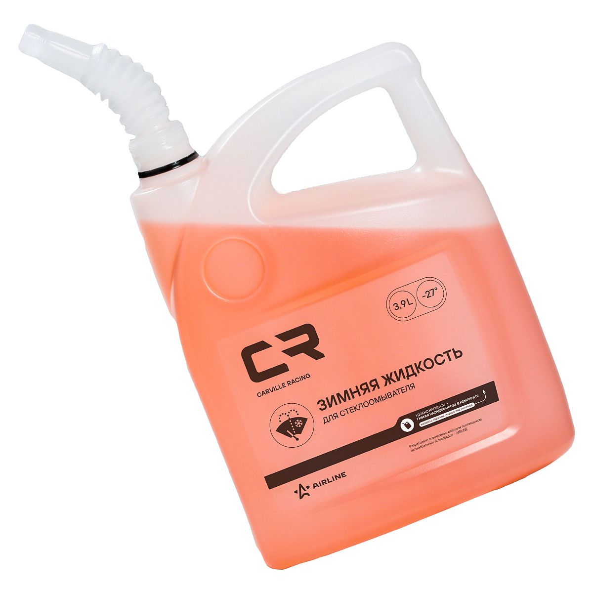 Жидкость стеклоомывателя зимняя -27°С с ароматом грейпфрута, 3.9л