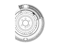 Маховик двухмассовый для автомобилей VW Touran (06-) (с 2008 г.) (дв. CAVC) / Scirocco III (08-) (до 2010 г.) 1.4TSI