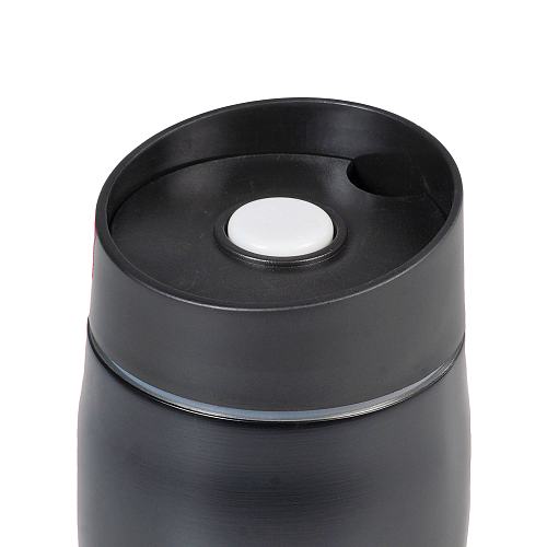 Термокружка c клапаном, 380 мл., черная