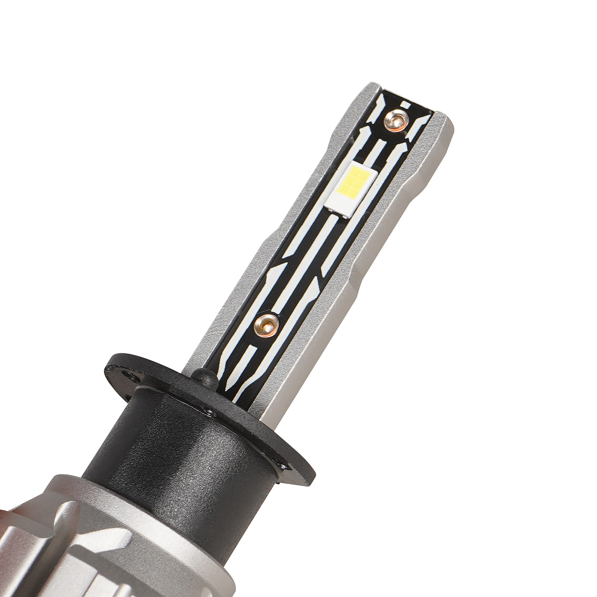 Лампa светодиодная H1 STANDARD, 17Вт, 4000Лм (2000Лм x 2), 6000К (Белый), 12В, комплект 2 шт. МП-серия