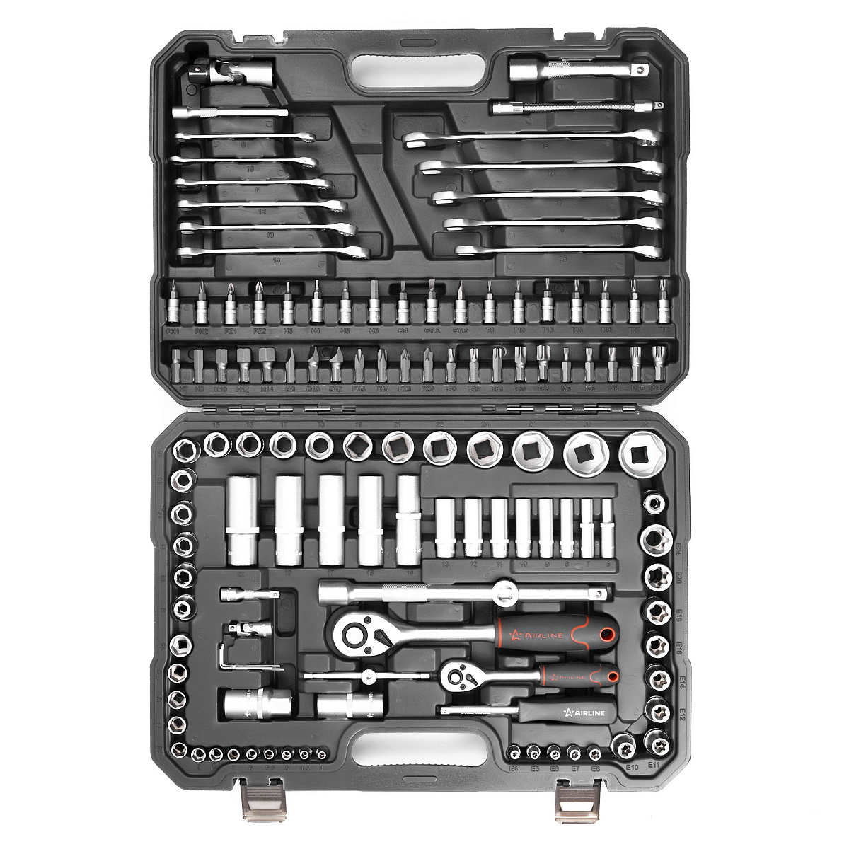 Набор инструментов универсальный 125пр. (головки 1/2", 1/4") кейс