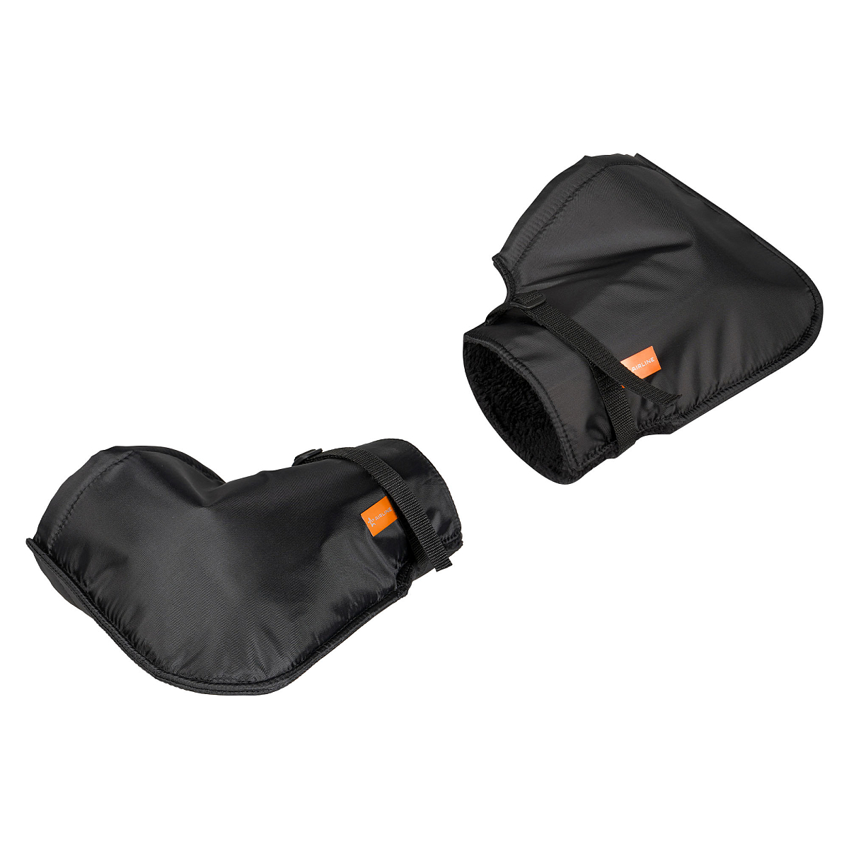 Муфты-варежки (рукавицы) на руль мото-электротехники, велосипеда, самоката, черные