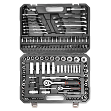 Набор инструментов универсальный 125пр. (головки 1/2", 1/4") кейс