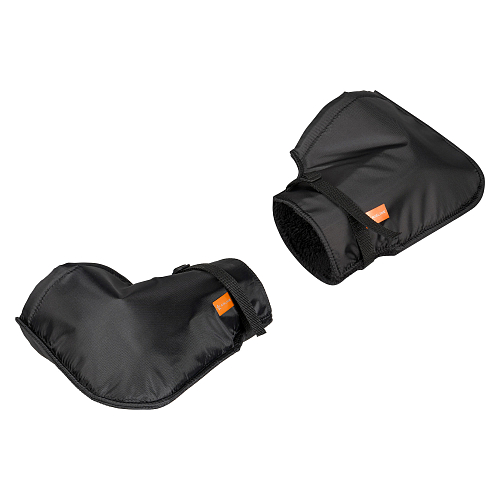 Муфты-варежки (рукавицы) на руль мото-электротехники, велосипеда, самоката, черные