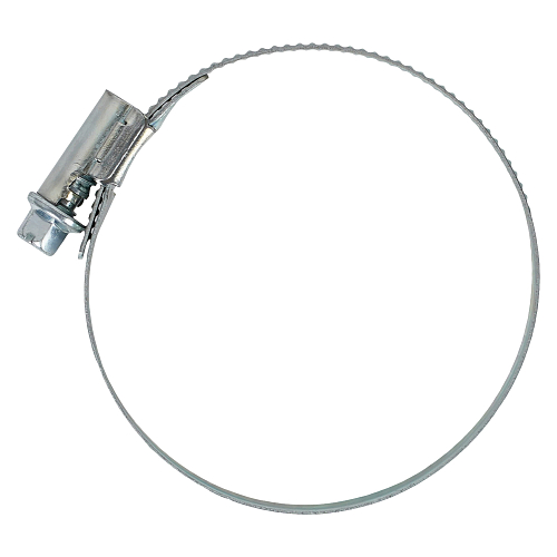 Хомут 50-70/9мм, червячный, усиленный, W1(оцинк), 1 шт.