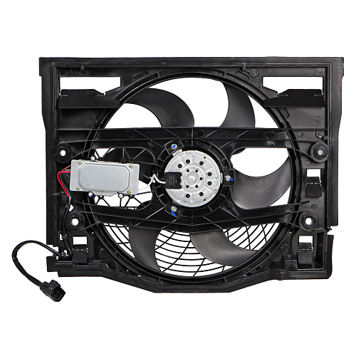 Электровентилятор кондиционера для автомобилей BMW 3 (E46) (98-) (с кожухом)