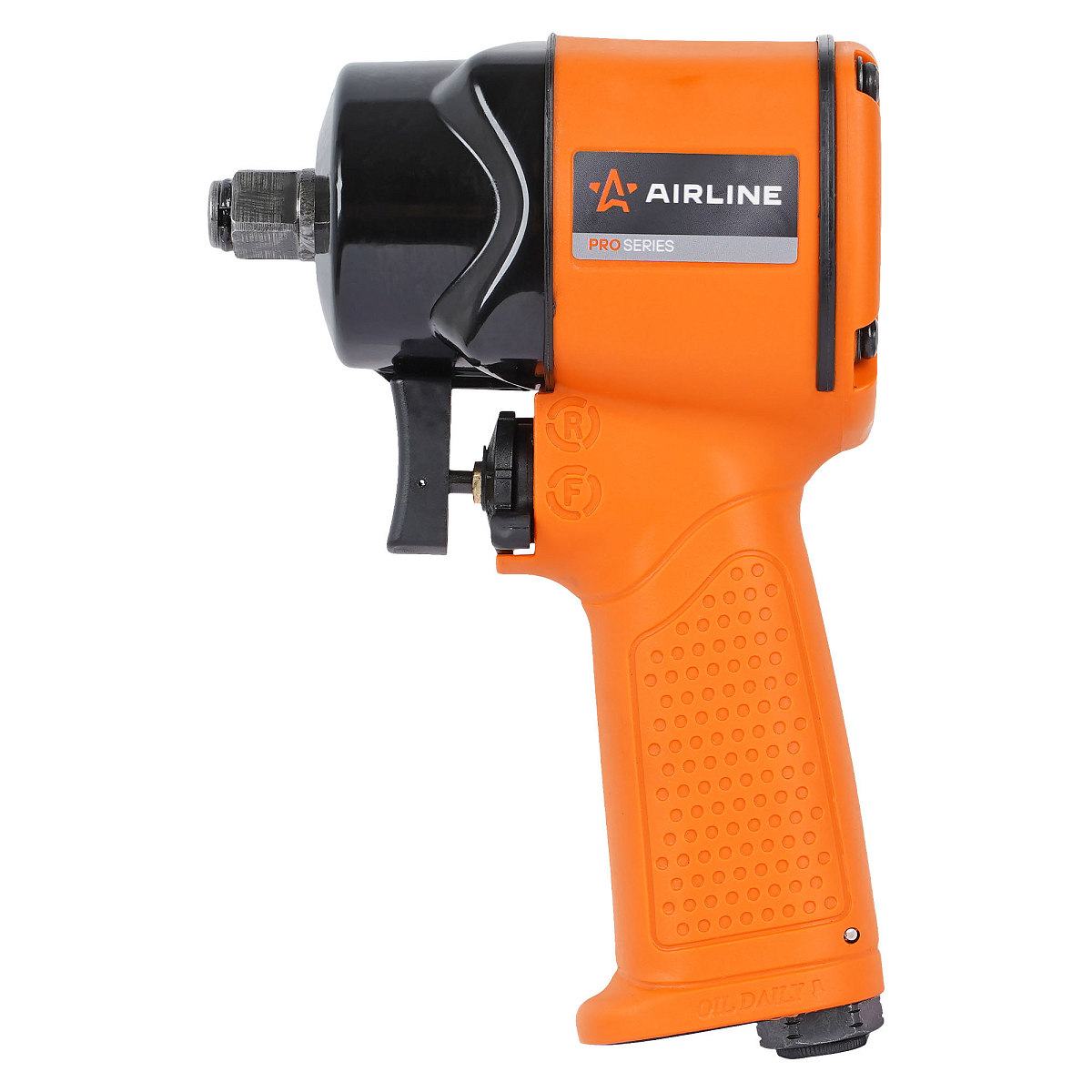 Гайковерт пневматический ударный композитный 1/2"DR 610Нм PRO с головками 17пр. (9-27мм), кейс МП-серия