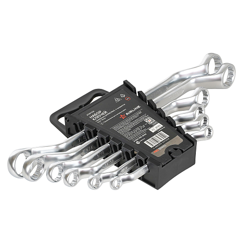 Набор ключей накидных дюймовых PRO 6пр. (5/16"-15/16") холдер