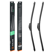 Щетки стеклоочистителя комплект (2 шт) 500/500мм (20"/20") бескаркасные PLUS с креплением "Крючок 9х3, 9х4 мм"