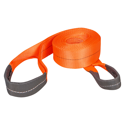 Трос VIP буксировочный усиленный (лента) 15 т, 6 м, без крюков, мешок