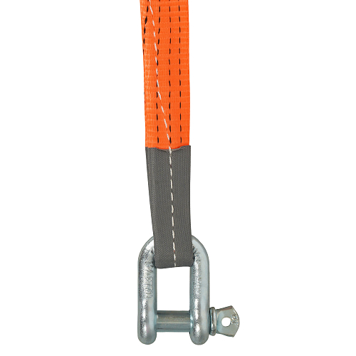 Трос VIP буксировочный усиленный (лента) 10 т, 5 м, 2 металл. шакла, с мешком МП-серия