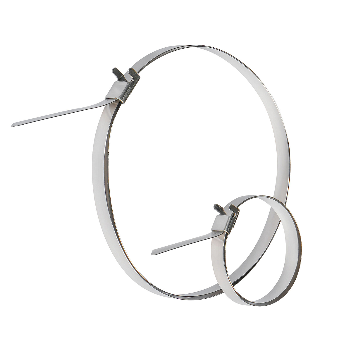 Хомуты ленточные 2 шт.(L350/6,4мм, L750/6,4мм) для пыльника ШРУСа, W4(304 нерж.)