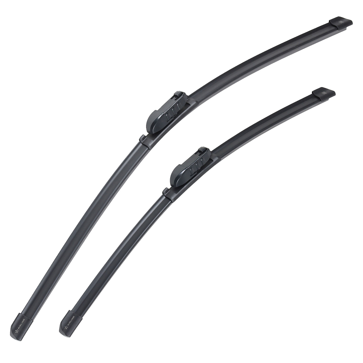 Щетки стеклоочистителя комплект 600/480мм (24"/19") бескаркасные с креплением "Push Button 16 мм", 2 штуки МП-серия