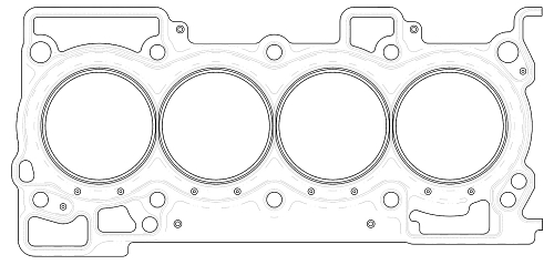 Прокладка ГБЦ для а/м Nissan Qashqai (06-)/X-Trail (07-)/Tiida (04-) 1.8i/2.0i [MR20DE]