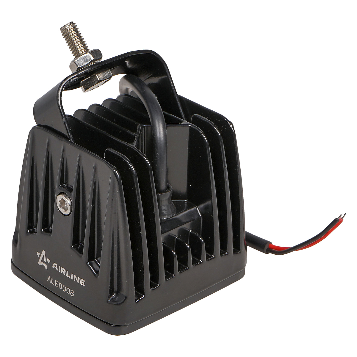 Фара светодиодная квадратная, 4LED, дальний свет (4D линза), 12Вт, 82х75х75мм, 12/24В, PLUS