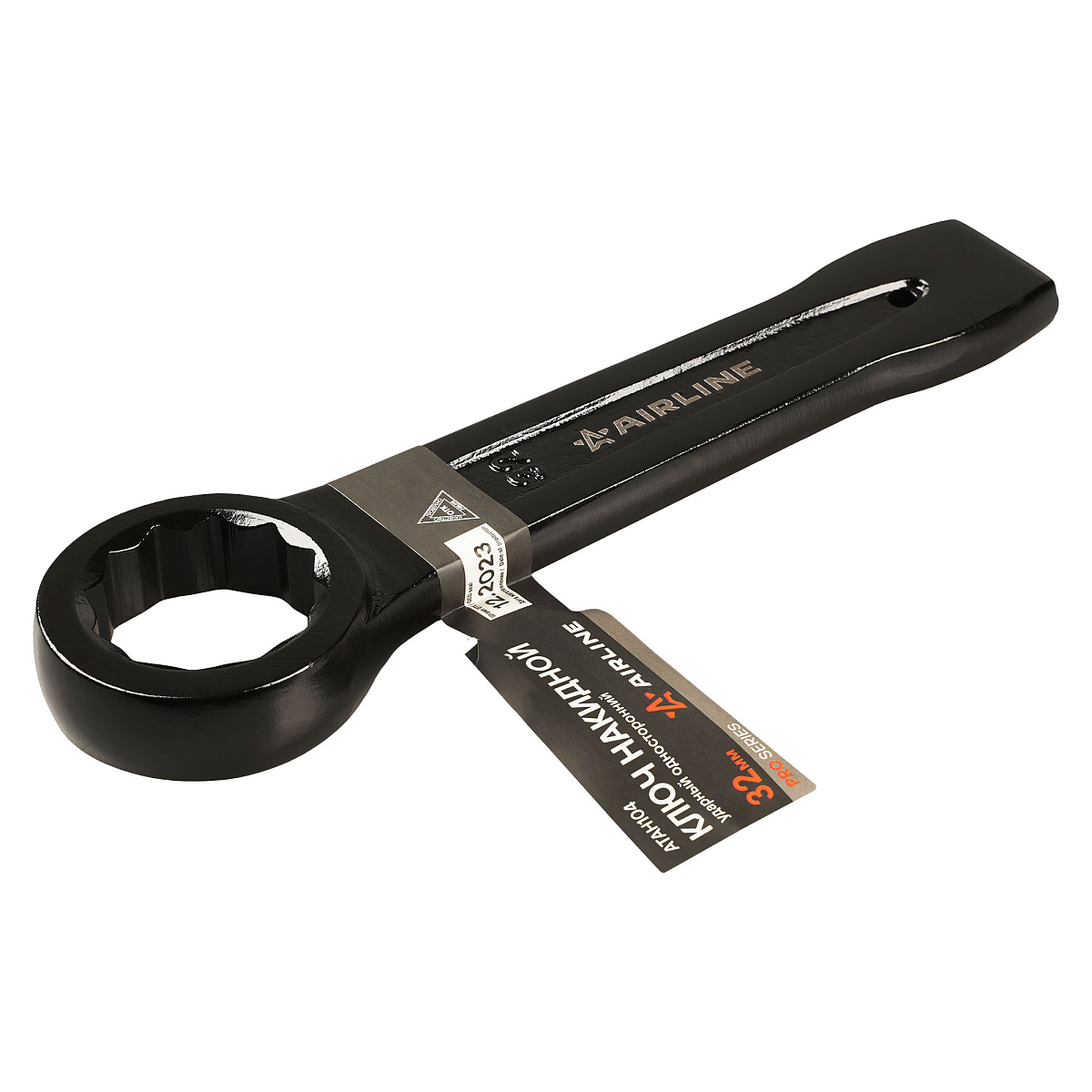 Ключ ударный накидной односторонний 32мм, L=185-200мм