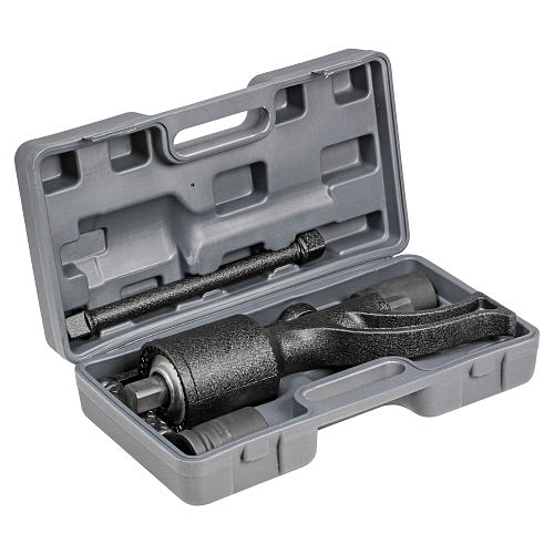 Гайковерт механич. 1"DR 4800Нм 1:56, 370мм с головками 32 и 33мм пласт.кейс