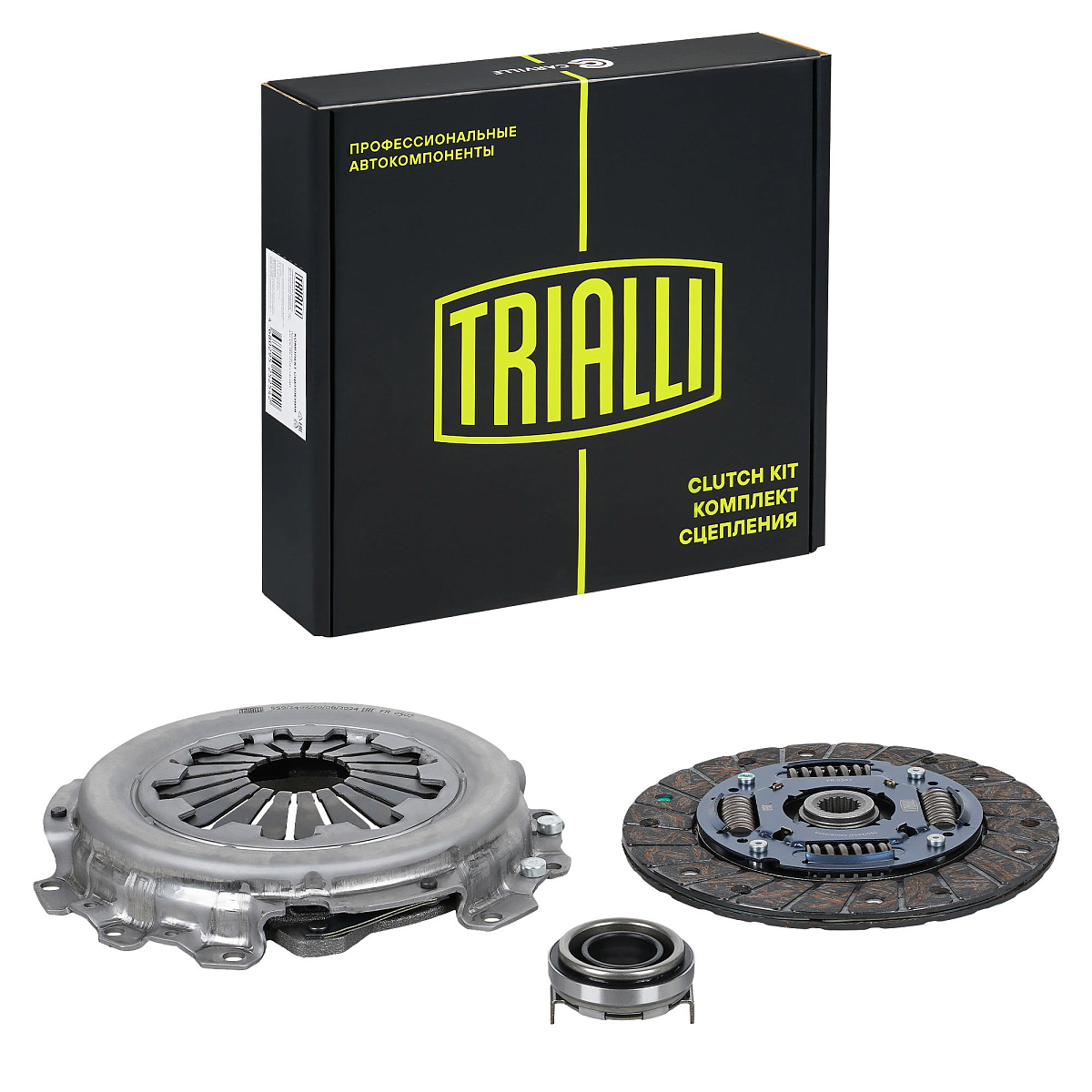 Комплект сцепления для автомобилей Chevrolet Aveo (06-) 1.2i (190мм) в сборе с муфтой