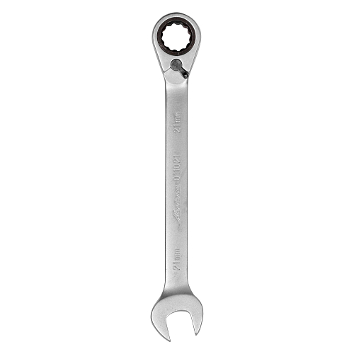 Ключ комбинированный трещоточный с переключателем 21мм PRO, пласт.подвес