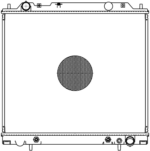 Радиатор охлаждения для автомобилей Delica (94-)/Space Gear (94-)/L400 (95-)