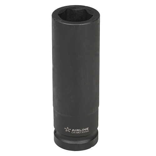 Головка ударная торцевая 1"DR шестигранная 33мм, L=160мм