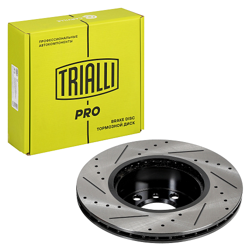 Диски тормозные для автомобилей BMW 1 (F20 / F21) (11-) / 3 (F30-F34) (11-) передний d=300 PRO (перфорированный / слотированный / окрашенный)