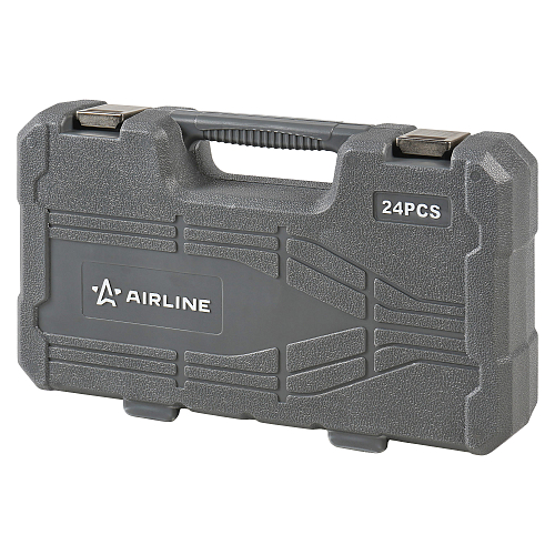 Набор головок и принадлежностей 24пр. (головки 1/2") кейс