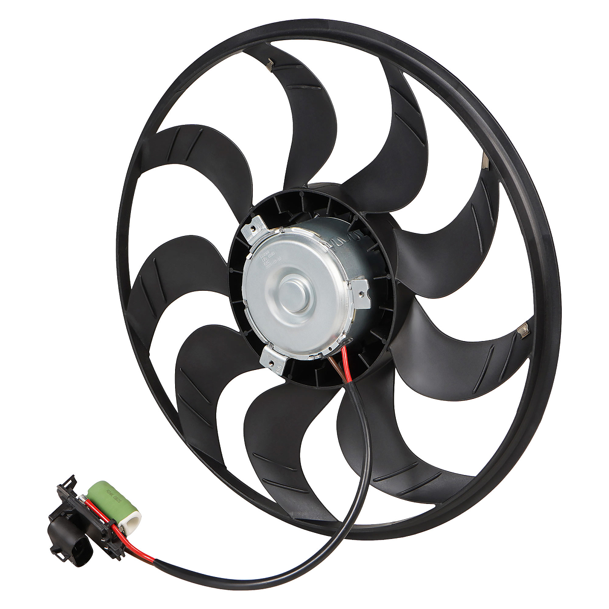 Электровентилятор охлаждения для автомобилей Chevrolet Aveo T300 (11-)/Opel Mokka (13-) (без кожуха; с резистором)