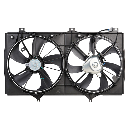 Электровентилятор охлаждения для автомобилей Toyota Camry (XV40) (07-) 2.4i (2 вент.) (с кожухом)