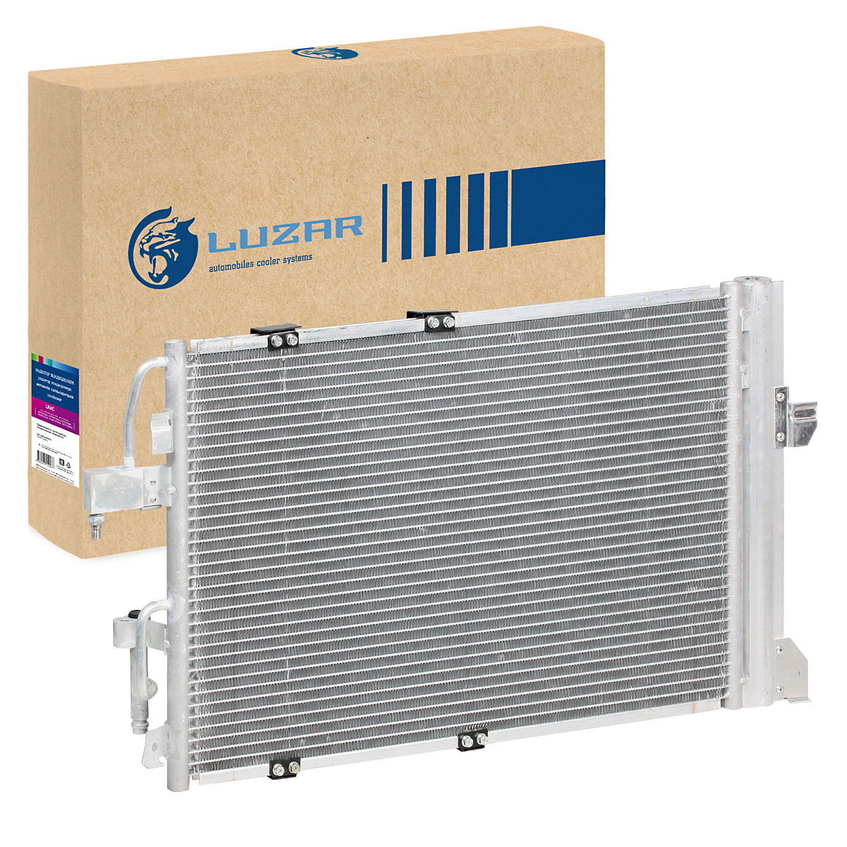 Радиатор кондиционера для автомобилей Astra G (98-)/Zafira A (99-) 1.4i/1.6i/1.8i/2.0i M/A