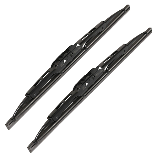 Щетки стеклоочистителя комплект (2шт.) 330/330мм (13"/13") каркасные 2 адаптера