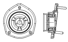 Опора амортизатора для автомобилей Toyota Camry (06-) (задняя правая) (без пыльника)