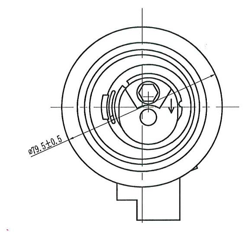 Ролик ГРМ для автомобилей Audi A4 (94-) 1.8i (натяжной) d=79.5