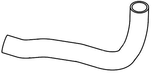 Патрубок охл. для а/м Nissan Qashqai (06-) 2.0i MT/AT [MR20DE] нижн. (EPDM,1шт.)