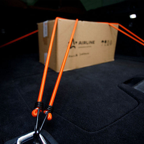 Резинки-стяжки набор "Паук" 4шт.-80 см, D-8 мм (металлические крючки)