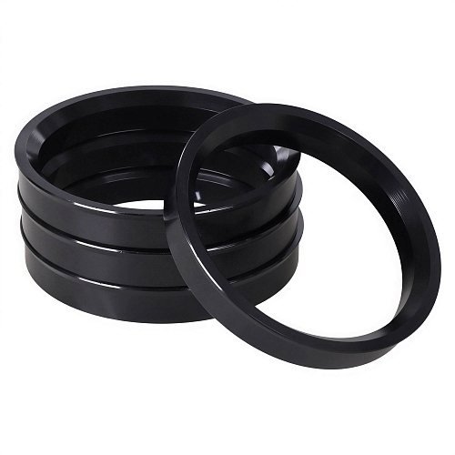 Кольцо центровочное для литого диска 66.6-57.1мм, комплект 4 шт., алюминий