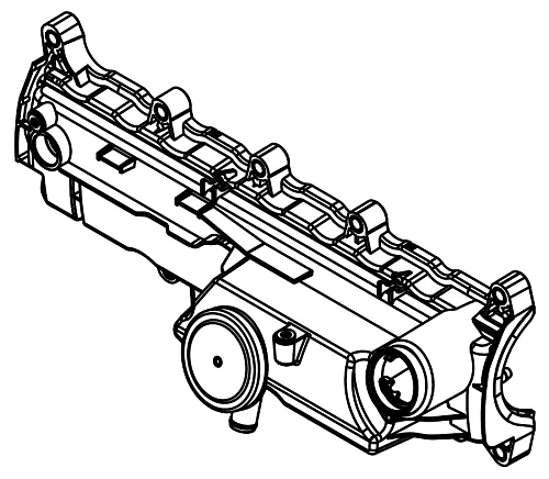 Крышка клапанная для а/м Renault Megane II (02-)/Laguna (07-)/Kangoo II (07-) 1.5d