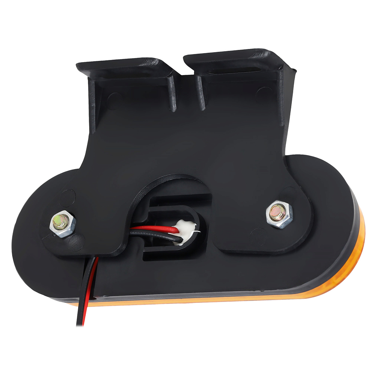 Огонь габаритный светодиодный, 12/24В, оранжевый, съемный кронштейн, комплект 4 шт.